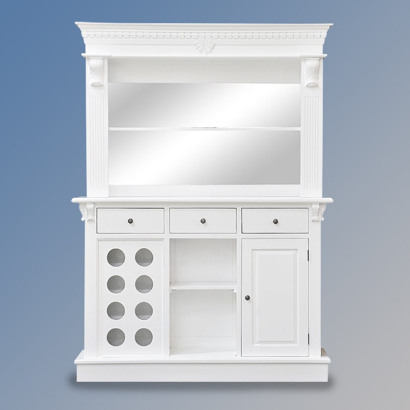 Modern Hardwood Bar Cabinet Set with Wine Storage - Bar WNL152 - Image 7